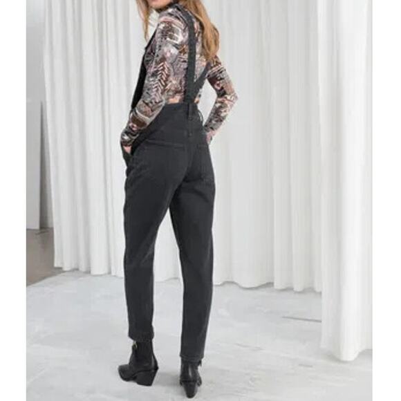 & Other Stories Organic Cotton Denim Overalls Pants Size 0 - Picture 2 of 11